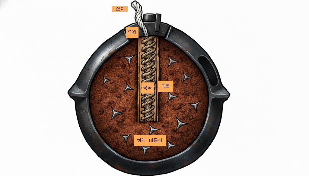 비격진천뢰 내부 구조